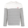 AMI Herzlogo Streifenshirt E22UTS300 072 101 45117472 [P]