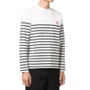 AMI Herzlogo Streifenshirt E22UTS300 072 101 45117472 [P]