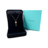 TIFFANY & CO Blütenblatt-Diamanten-Anhänger-Halskette 13375 153302280 [P]