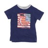 FENDI Navy Flag Pattern Kinder Baby T-Shirt 152564699 [P]