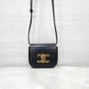 Celine Mini Clutch Crossbody Triomphe Black 10I513DPV 9484 163156548 [P]