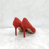 LOUIS VUITTON Suede High Heels in Rot 37.5 163157680 [P]