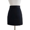 HERMES Doppelt dehnbare Damenrock Skirt Noir H5H0333DQ0236 160106549 [P]