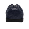 CHANEL ネイビー カーフスキン ガブリエル スモール バックパック A94485 163155388 [P]