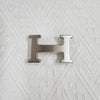 HERMES H-Riemenschnalle reversible 32mm Schwarz Schokolade Edelstahl Matt 95 Herren Leder Gürtel H064544CB86 116341655 [P]
