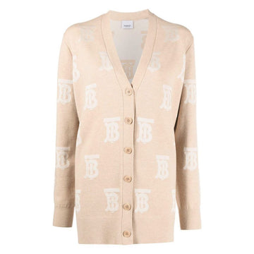 Burberry 22FW Salena TB Logo Cardigan Light Camel 8052407 34505492