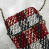 CHANEL ツイードフォンポーチチェーンショルダーバッグ8845 15362128 [P]