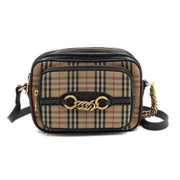 Burberry Nova Check Gold Chain Camera Shoulder Bag Crossbody 4079880 152316295 [P]