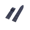 JAEGER LE COULTRE Blauer Alligatorleder-Uhrenarmband 17mm für QC13162Z 153400160 [P]