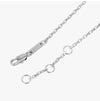 AMI Hammered Heart Logo Thin Chain Bracelet 161768623 [P]