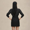 HERMES Doppelt dehnbare Damenrock Skirt Noir H5H0333DQ0236 160106549 [P]