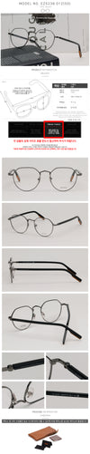 Zegna Eyeglass Frame EZ5238 012 Metal Gray 154022051 [P]