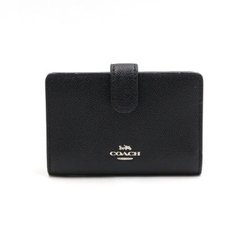 Coach Black Silver Logo Medium Corner Zip Women’s Wallet 56562 152316469 [P]