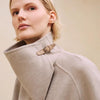 Hermes Cashmere Women's Coat Beige H4H0104DBMV36 111208642 [P]