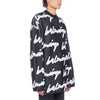 BALENCIAGA Baumwolle 3D Scribble Logo Strick L 7846 163158821 [P]
