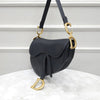 DIOR ブラックレザーサドルストラップバッグ 702 163156280 [P]