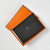 HERMES Kartenhalter aus Kalbsleder mit gedrucktem Seidensatin-Futter H088017 155890349 [P]