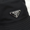 PRADA Schwarzer Triangles Logo Bucket Hat 2HC137 6626 163158429 [P]