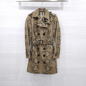 BURBERRY Schlangenleder-Print Trenchcoat 38 10282 163159270 [P]