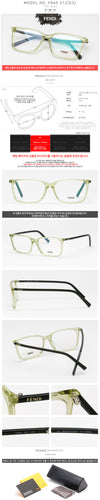 FENDI F945 312 クリアスクエアフレーム 62491117 [P]