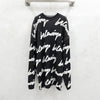 BALENCIAGA Baumwolle 3D Scribble Logo Strick L 7846 163158821 [P]
