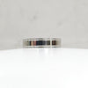 TIFFANY & CO Diamant 1P Together Doppel Milgrain Band Ring Platin 4.5 3360498 [P]