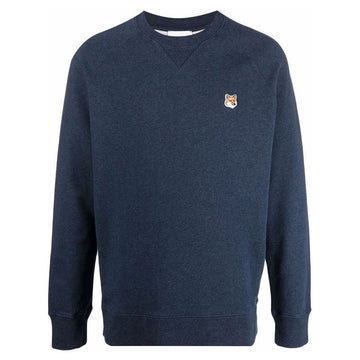 MAISON KITSUNE フォックスヘッド スウェットシャツ ネイビーメランジ IM00309KM0001 H481 35721046