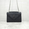SAINT LAURENT エンベロープキルティングレザー チェーンショルダーバッグミディアム 600185 9670 163155976 [P]
