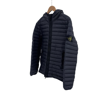 STONE ISLAND Leichter Nylon-Padding-Hoodie-Down-Jacke Navy Blue 159082066 [P]