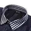 No. 21 Checked Collar Denim Shirt 160328324 [P]