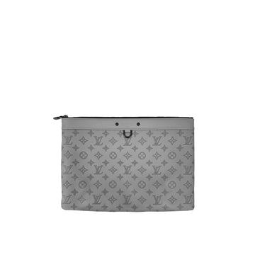 LOUIS VUITTON ポシェット・ディスカバリー モノグラム シェドウ アントラシート クラッチバッグ グレー M81385 155940213