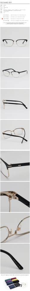 Gucci GG1448O 001 Metal Frame Sunglasses 72987912 [P]