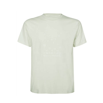 Maison Margiela Logo Printed Backstitch T-Shirt Light Green Lily S51GC0521 S20079 102 150393411