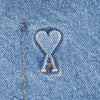 AMI Heart Logo Cotton Zip Jacket 162884597 [P]