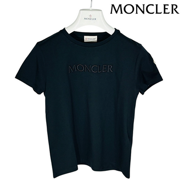 Moncler Embroidered Lettering Logo Short Sleeve T-Shirt Kids 12A 157037308