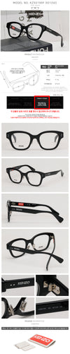 KENZO KZ50199F 001 Sonnenbrille Bold Cat Eye quadratisch Schwarz Horn 140563501 [P]