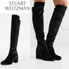 STUART WEITZMAN LOWJACK Veloursleder Stiefel für Damen A411790_1 45118662 [P]