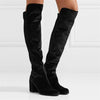 STUART WEITZMAN LOWJACK Veloursleder Stiefel für Damen A411790_1 45118662 [P]