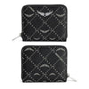 ZADIG & VOLTAIRE Geldbörse mit Monogramm-Muster LWSG03640 SCHWARZ 156496385 [P]