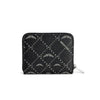 ZADIG & VOLTAIRE Geldbörse mit Monogramm-Muster LWSG03640 SCHWARZ 156496385 [P]