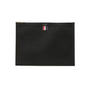 THOM BROWNE Pebble-Leder Drei Streifen Clutch 00198 001 47886546 [P]