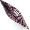 THOM BROWNE Pebble-Leder Drei Streifen Clutch 00198 001 47886546 [P]