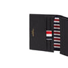 THOM BROWNE ペブルレザー ダブルカード財布 00198 001 45117269 [P]