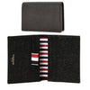 THOM BROWNE ペブルレザー ダブルカード財布 00198 001 45117269 [P]