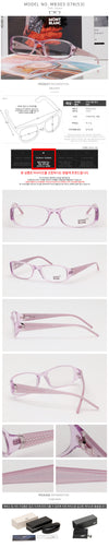 MONTBLANC Brille MB303 078 Pink Transparent 65870116 [P]