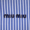 MIU MIU Mikrofine Streifenshirt aus Popeline 160157643 [P]
