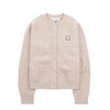 Maison Kitsune Fox Head Cable Knit Cardigan 162884571 [P]