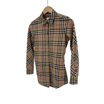 Burberry Vintage Check Stretch Twill Shirt Beige 8018475 159082159 [P]