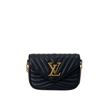 LOUIS VUITTON ニューウェーブマルチポシェットショルダーバッグクロスバッグブラックM56461 159082095 [P]