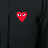 COMME DES GARCONS Rote Herz-Logo-Patch-Hoodie Jacke P1T171-1 45118902 [P]